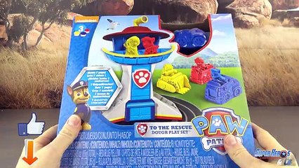 Paw Patrol Play Doh Mold Set To The Rescue Pat Patrouille Pate à Modeler Patrulla de Cachorros Toy