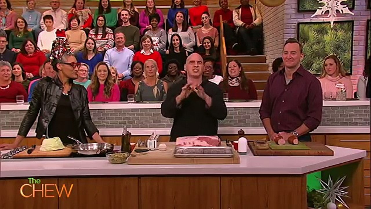 Michael Symons Stuffed Pork Rack Recipe | The Chew