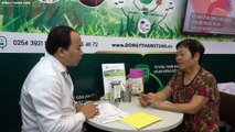 Cô Trần Thị Loan cảm nhận về gian hàng của Đông Y Thanh Tuấn tại triển lãm quốc tế chuyên ngành y dược Vietnam Medipharm 2018 tổ chức tại Hà Nội