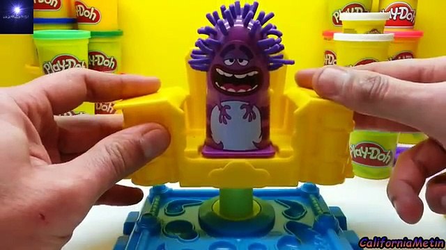 Play Doh Monsters University Scare Chair Playset Disney Pixar Mike Play-Doh toy review