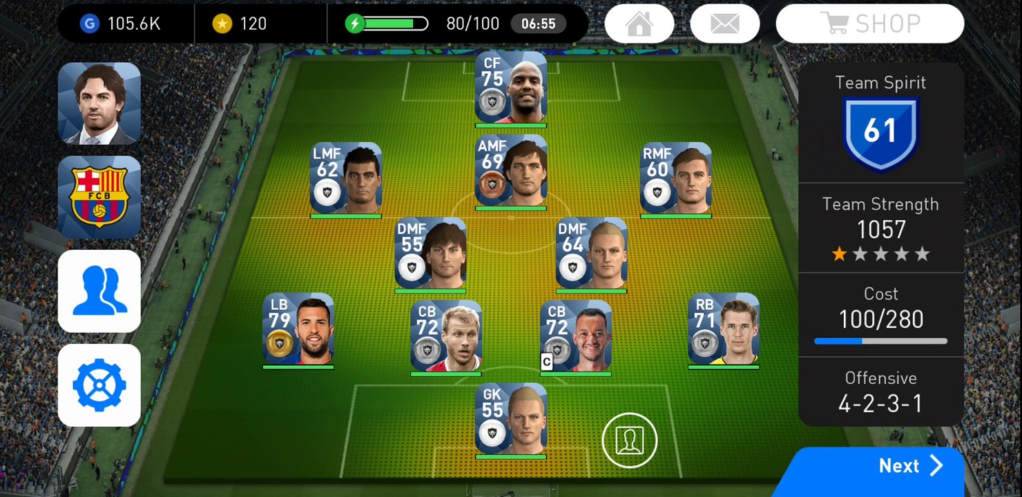 PES 2018 PRO EVOLUTION SOCCER IOS Android Gameplay HD #9