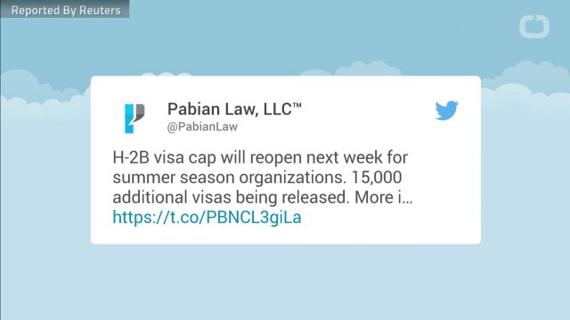 U.S. To Add 15,000 Seasonal Non-Farm Worker Visas