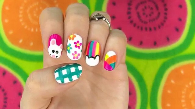 DIY Nail Art Without any Tools! 5 Nail Art Designs - DIY Projects