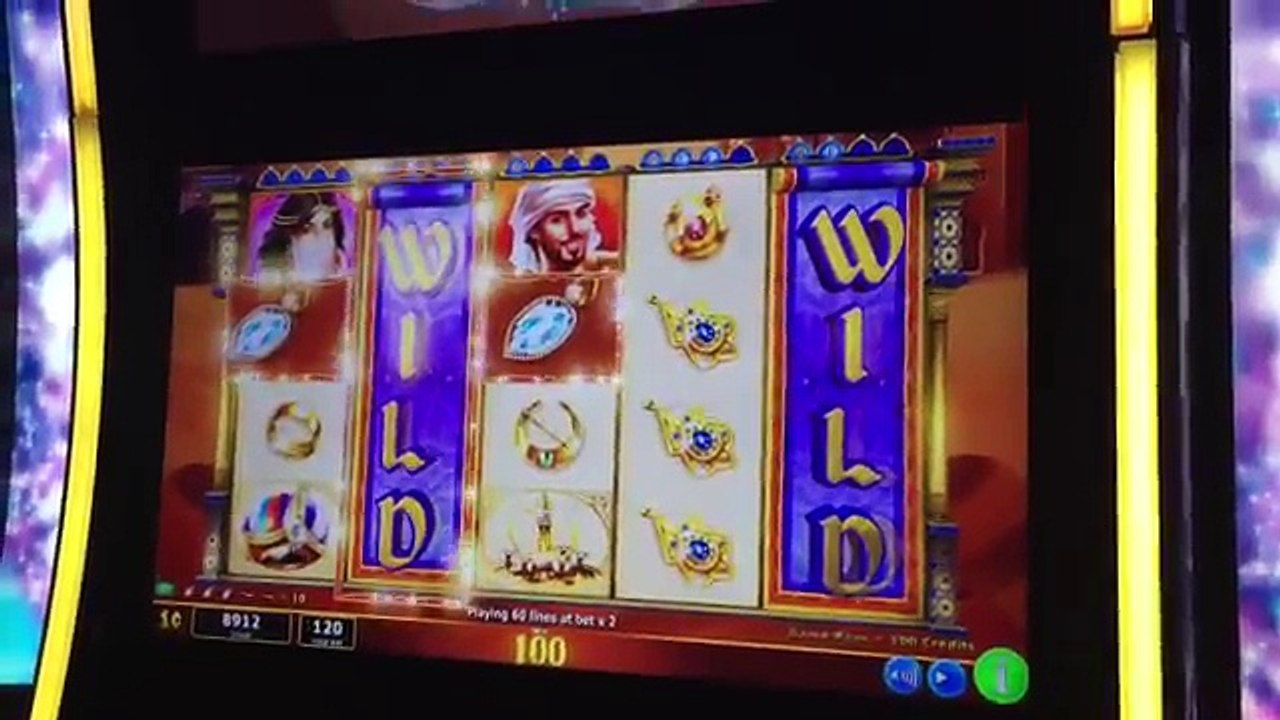 *NEW SLOT* Aladdins Fortune 3D* Max Bet Bonus and Line Hits!!*Live Play* Slot Machine Bonus*By IGT*