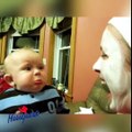 Mira la reacción de estos bebés al ver a sus mamás con mascarillas.