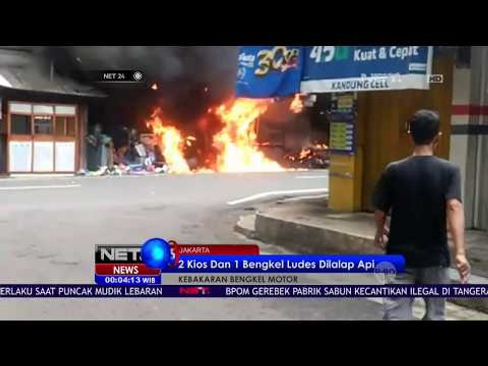 2 Kios Dan 1 Bengkel Ludes Dilalap Api -NET24