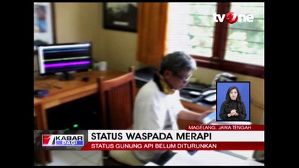 Gunung Merapi Masih Berstatus Waspada
