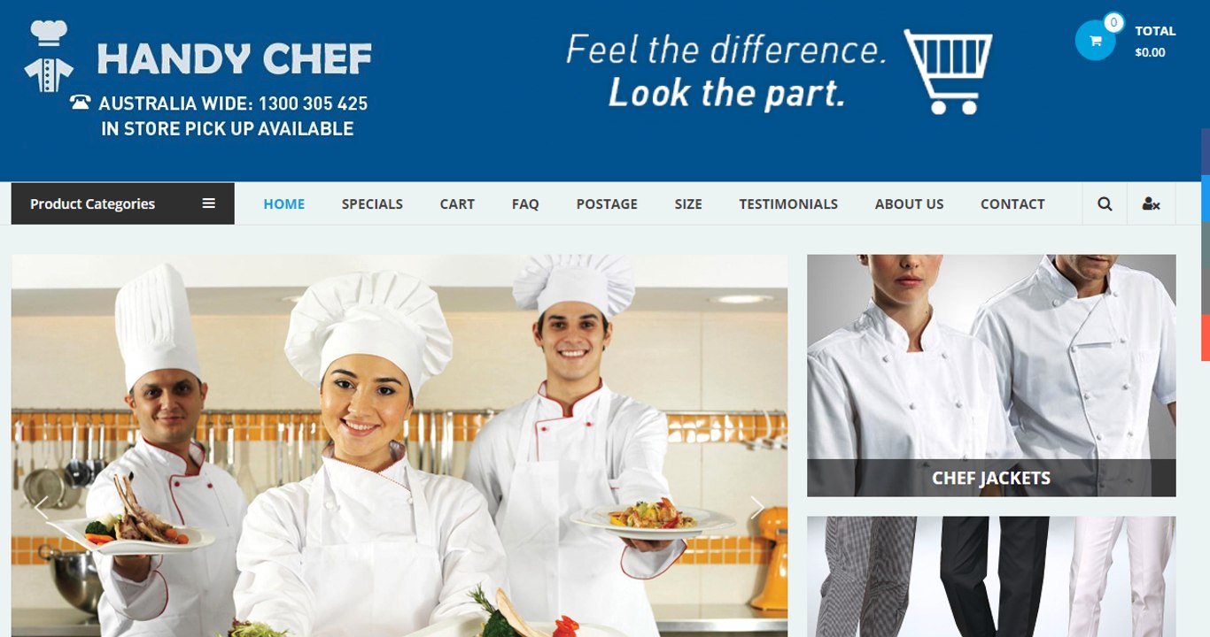 Chef Jacket Melbourne, Australia