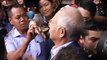 WATCH: Najib Razak leaves the anti-corruption commission, thanks the people in the agency who took his statement for their professionalism.(Video: Reuters)