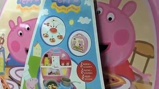 Peppa Pig Pizza Shop Toy Mini Pizzeria Nickelodeon Chef Peppa Carry Case Pizza Delivery