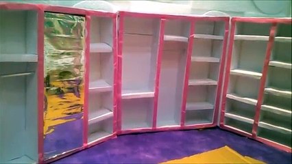 Como fazer um Super Guarda Roupa/Closet para Barbie - parte 2