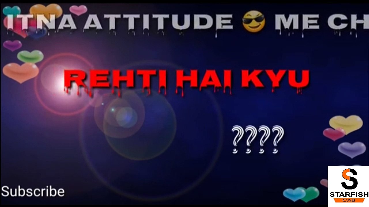 Are Tu Chori He Ya Bam - New Punjabi Whatsapp Status Song 2018 Edited By Starfish Cab