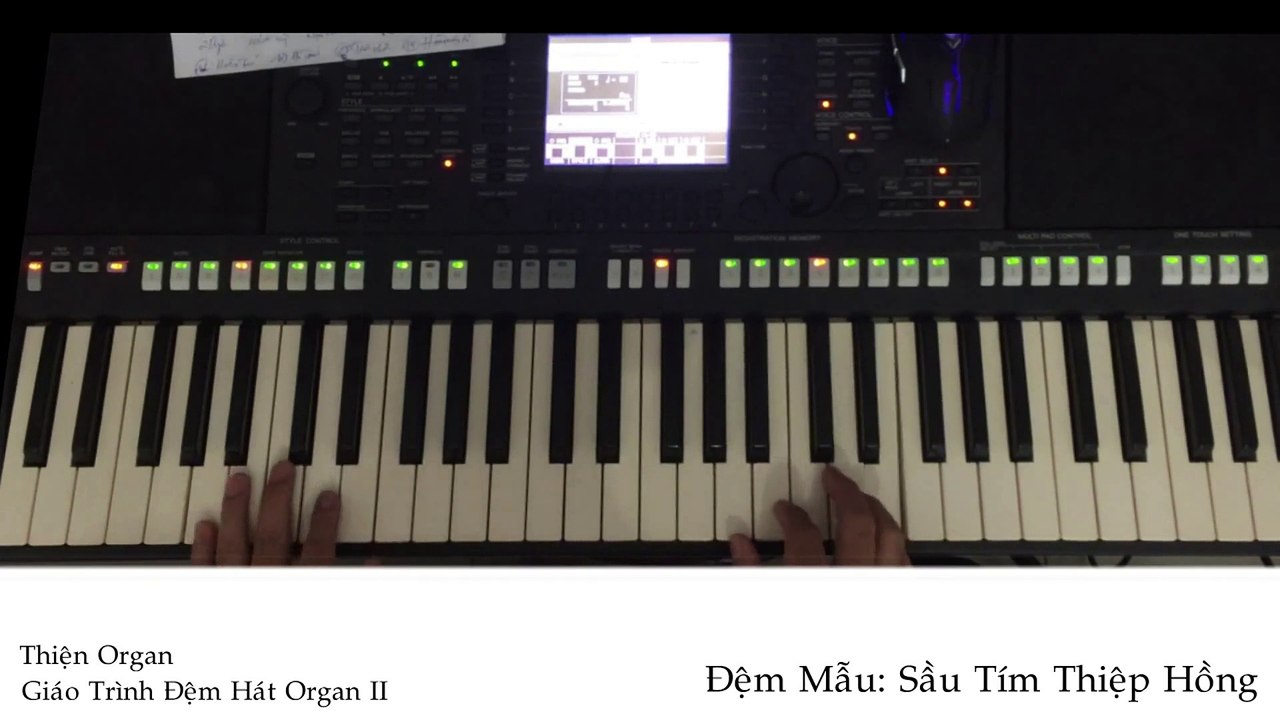 Bài 4: Đệm mẫu Sầu Tím Thiệp Hồng