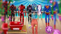 Ladybug Trabalha em Lavanderia e Lava Roupa das Vilões | Gameplay with Miraculous Ladybug Games