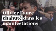 Toutes les fois où Olivier Faure (PS) a été hué et exfiltré des manifestations