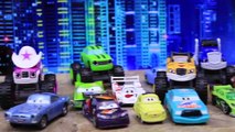 Disney Cars and Blaze and the Monster Machines Ride the Hulk Smash Spin-Out Hot Wheels Set