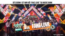 Không ngoài dự đoán, BTS vừa trở về quê nhà đã rinh ngay cúp tuần với Fake Love