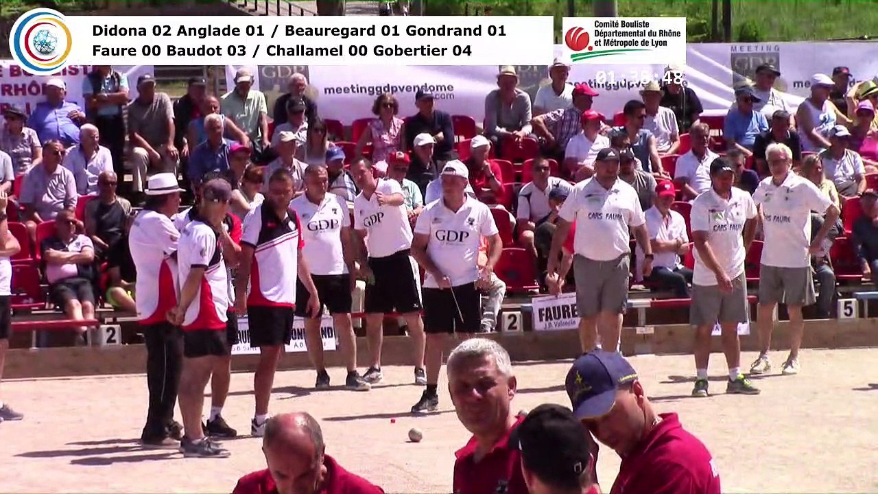 Secondes parties, seconde phase M1, 106èmes Tournois Boulistes de Pentecôte, Lyon 2018