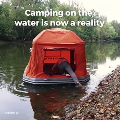 Vous pouvez maintenant camper sur l'eau grâce à cette invention géniale