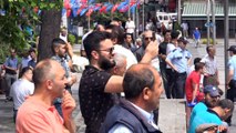 Trabzon'da şehir merkezinde yangın paniği