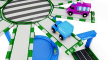 Learning Colours Street Vehicles Names and Sounds for Children with Surprise Cars Packing Toy 0012