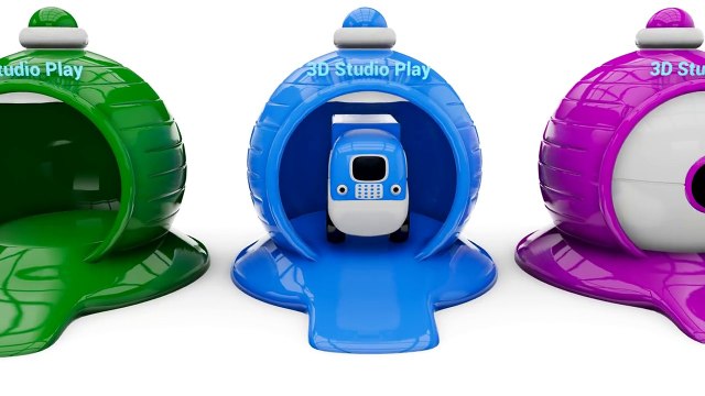 Learning Street Vehicles Names and Sounds for Children with Surprise Cars Trucks Toys Bridge House