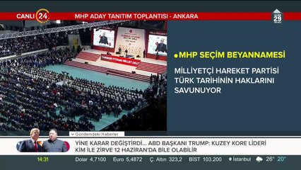 MHP seçim beyannamesi açıklanıyor