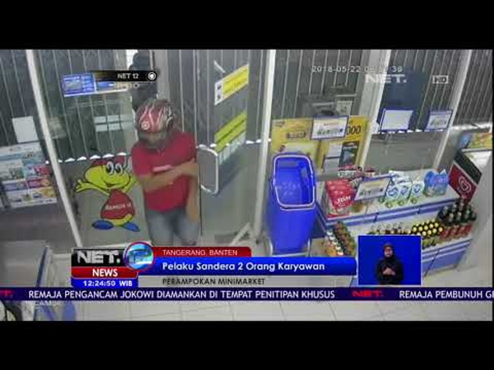 Perampokan Minimarket Terekam CCTV - NET 12