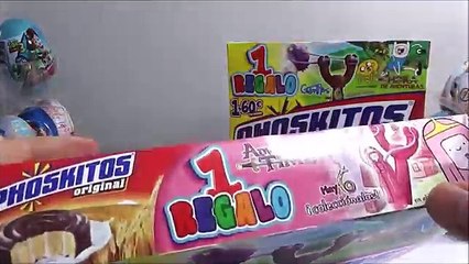 2 SORPRESAS HORA DE AVENTURAS. CAJAS DE PHOSKITOS CON REGALO SORPRESA. SURPRISE BOX