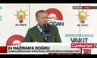 Erdoğan: Yok kurmuş, murmuş bunların hepsi hikaye