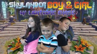 Skylanders Trap Team: LIGHTS OUT! Dark Edition Surprise by Mom & Dad (Electricity Prank)