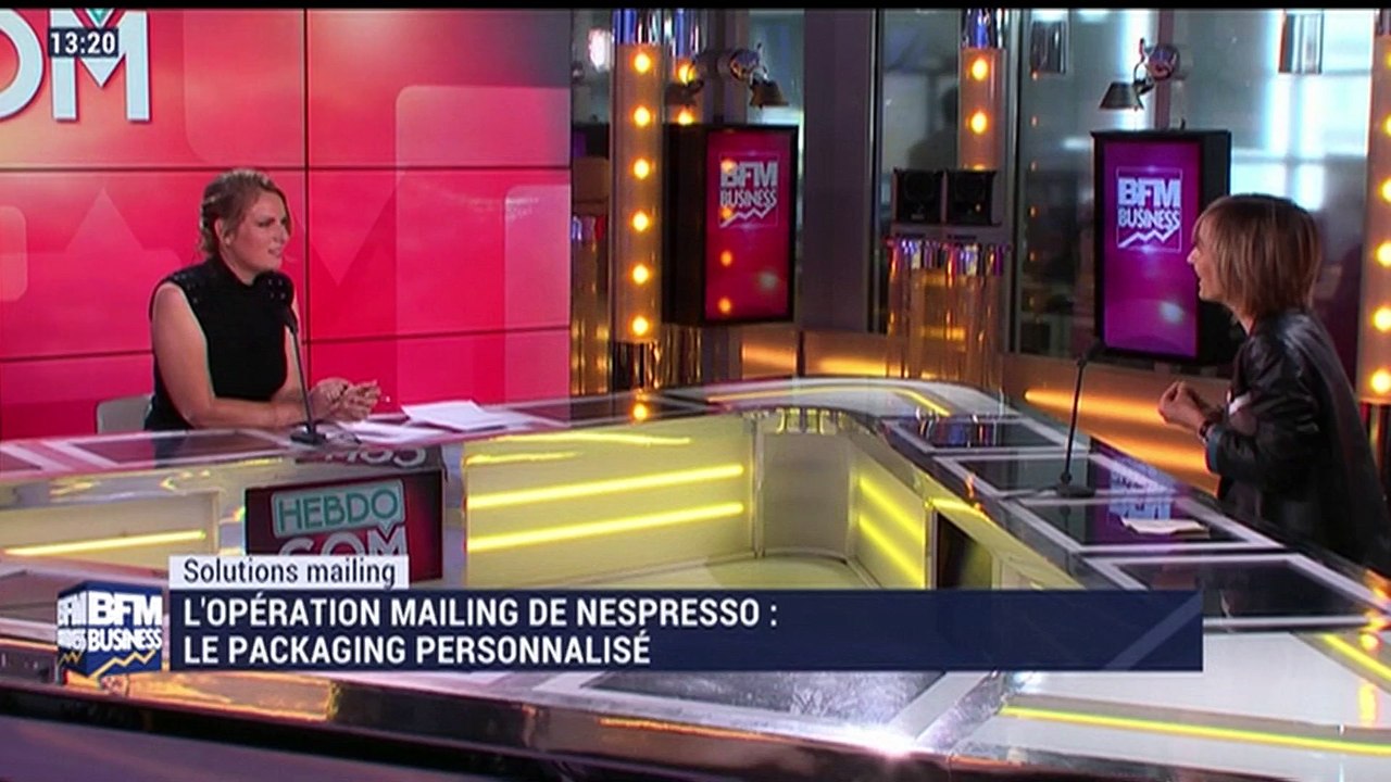 Solutions mailing: Le packaging personnalisé, l'opération mailing de Nespresso - 26/05