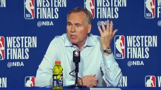 Mike D'Antoni postgame interview / Rockets vs Warriors Game 6