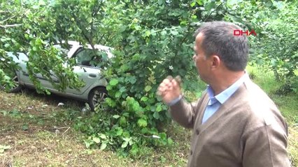 Zonguldak'ta Otomobil 50 Metreden Uçtu 1 Yaralı