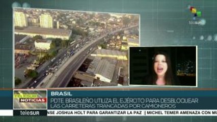 Temer decreta uso del ejército y policía contra huelga de transporte