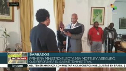 Barbados: Mottley refuerza gabinete para gestionar cambio de gobierno