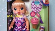 BABY ALIVE Magical Scoops Baby Doll Unboxing by Hasbro with Baby Alive Channel   Shout out!