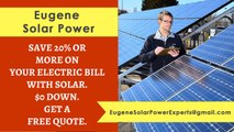 Affordable Solar Energy Eugene OR - Eugene Solar Energy Costs