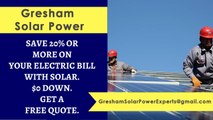 Affordable Solar Energy Gresham OR - Gresham Solar Energy Costs