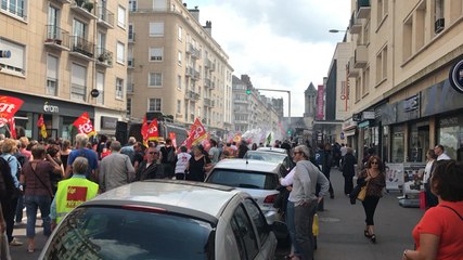 Marée populaire à Caen du collectif anti-Macron
