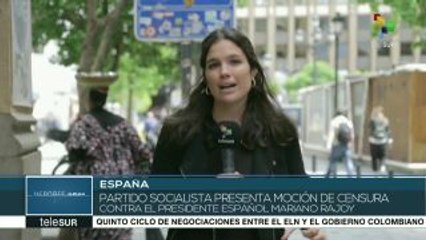 España: PSOE presenta moción de censura contra Mariano Rajoy