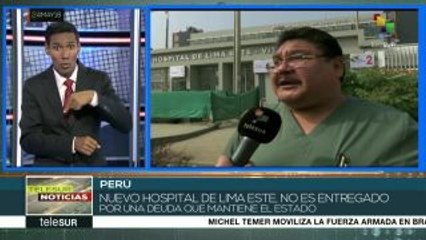 Perú: crisis hospitalaria agravada por déficit material y de médicos