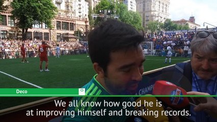 'One of the greatest' - Deco lauds Cristiano Ronaldo