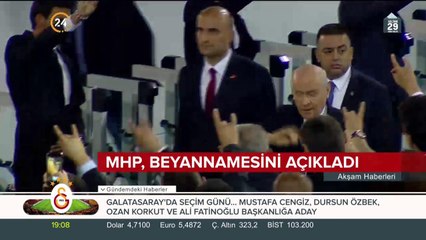 Bahçeli seçim beyannamesini açıkladı