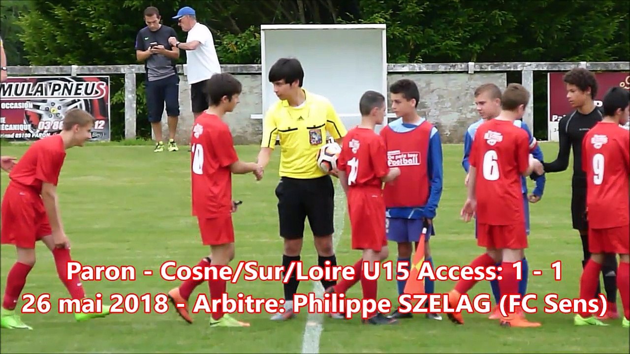 Paron - Cosne U15 Access le 26 mai 2018