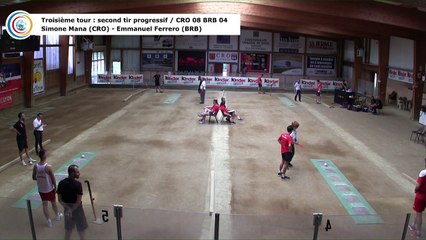 Troisième tour, second tir progressif, CRO Lyon contre BRB Ivrea, quart de finale retour, 29ème Coupe d'Europe des Clubs, Aix-les-Bains 2018