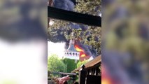 Incendio en un parque de atracciones en Alemania