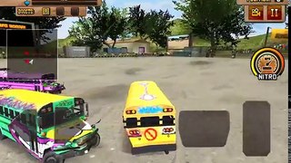 School Bus Demolition Derby - Android Gameplay HD