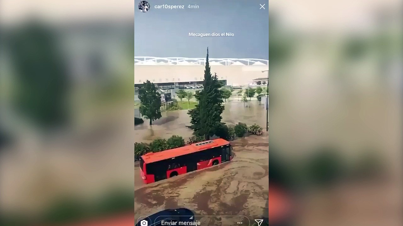 Diluvio en Zaragoza