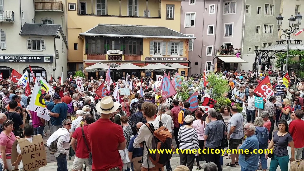 " La Marée Populaire" le 26 mai 2018 à Chambéry